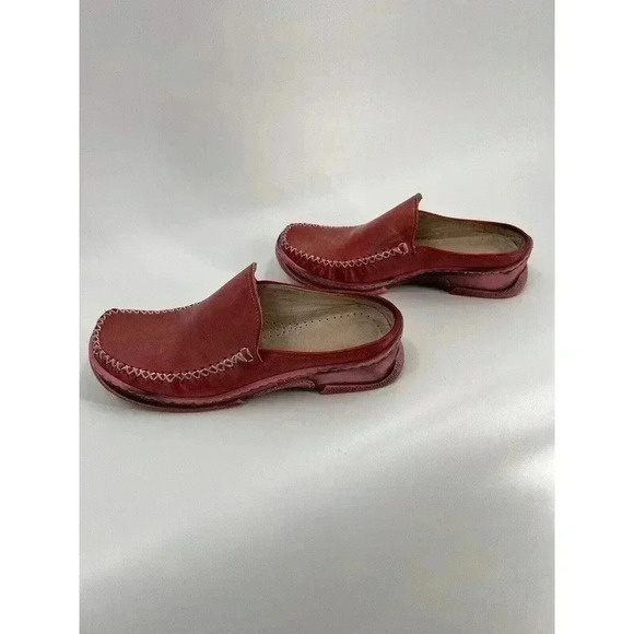 BESTELLO PAPILLON RED SLIDE ON MULE EXCELLENT CONDITION SIZE EU 37 US 6.5 UK 4.5 - Picture 5 of 9